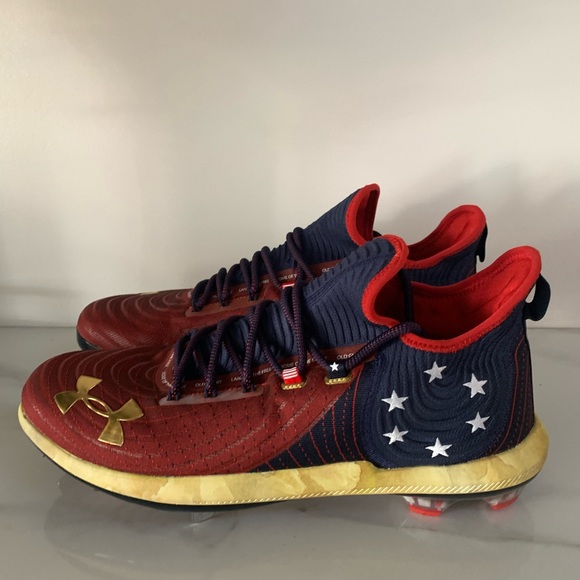 Under Armour UA Harper 4 Low ST LE Baseball Cleats Men Sz 16 - Picture 2 of 11